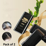 Covering White Hair is Simple and Convenient 20gm - Black (Pack of 2)